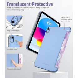 TiMOVO Coque Compatible avec iPad (A16) 11ème Génération 11 Pouces 2025/iPad 10ème Génération 10,9 Pouces 2022, Légère Housse Ar