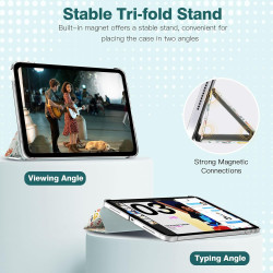 TiMOVO Coque Compatible avec iPad (A16) 11ème Génération 11 Pouces 2025/iPad 10ème Génération 10,9 Pouces 2022, Légère Housse Ar