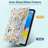 TiMOVO Coque Compatible avec iPad (A16) 11ème Génération 11 Pouces 2025/iPad 10ème Génération 10,9 Pouces 2022, Légère Housse Ar