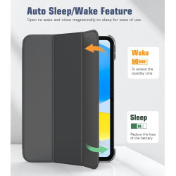TiMOVO Coque Compatible avec iPad (A16) 11ème Génération 11 Pouces 2025/iPad 10ème Génération 10,9 Pouces 2022, Légère Housse Ar