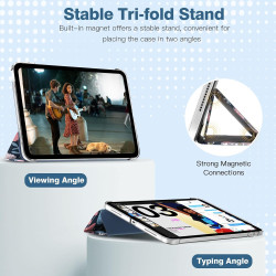 TiMOVO Coque Compatible avec iPad (A16) 11ème Génération 11 Pouces 2025/iPad 10ème Génération 10,9 Pouces 2022, Légère Housse Ar