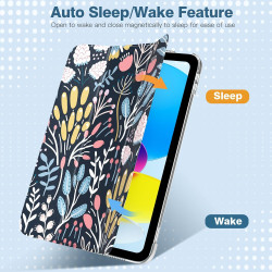 TiMOVO Coque Compatible avec iPad (A16) 11ème Génération 11 Pouces 2025/iPad 10ème Génération 10,9 Pouces 2022, Légère Housse Ar