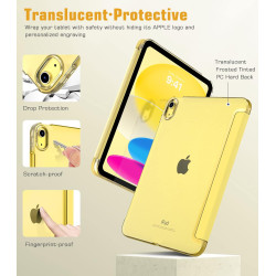 TiMOVO Coque Compatible avec iPad (A16) 11ème Génération 11 Pouces 2025/iPad 10ème Génération 10,9 Pouces 2022, Légère Housse Ar