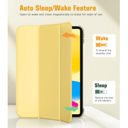 TiMOVO Coque Compatible avec iPad (A16) 11ème Génération 11 Pouces 2025/iPad 10ème Génération 10,9 Pouces 2022, Légère Housse Ar