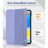 TiMOVO Coque Compatible avec iPad (A16) 11ème Génération 11 Pouces 2025/iPad 10ème Génération 10,9 Pouces 2022, Légère Housse Ar