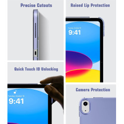 TiMOVO Coque Compatible avec iPad (A16) 11ème Génération 11 Pouces 2025/iPad 10ème Génération 10,9 Pouces 2022, Légère Housse Ar