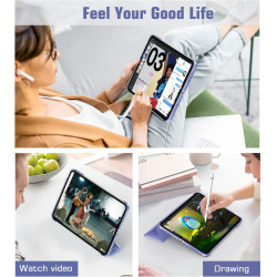 TiMOVO Coque Compatible avec iPad (A16) 11ème Génération 11 Pouces 2025/iPad 10ème Génération 10,9 Pouces 2022, Légère Housse Ar