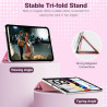TiMOVO Coque Compatible avec iPad (A16) 11ème Génération 11 Pouces 2025/iPad 10ème Génération 10,9 Pouces 2022, Légère Housse Ar