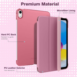 TiMOVO Coque Compatible avec iPad (A16) 11ème Génération 11 Pouces 2025/iPad 10ème Génération 10,9 Pouces 2022, Légère Housse Ar