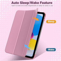 TiMOVO Coque Compatible avec iPad (A16) 11ème Génération 11 Pouces 2025/iPad 10ème Génération 10,9 Pouces 2022, Légère Housse Ar