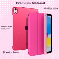 TiMOVO Coque Compatible avec iPad (A16) 11ème Génération 11 Pouces 2025/iPad 10ème Génération 10,9 Pouces 2022, Légère Housse Ar