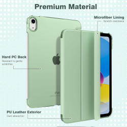 TiMOVO Coque Compatible avec iPad (A16) 11ème Génération 11 Pouces 2025/iPad 10ème Génération 10,9 Pouces 2022, Légère Housse Ar