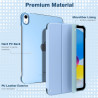 TiMOVO Coque Compatible avec iPad (A16) 11ème Génération 11 Pouces 2025/iPad 10ème Génération 10,9 Pouces 2022, Légère Housse Ar