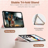 TiMOVO Coque Compatible avec iPad (A16) 11ème Génération 11 Pouces 2025/iPad 10ème Génération 10,9 Pouces 2022, Légère Housse Ar