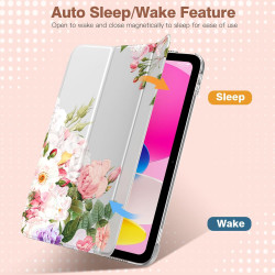 TiMOVO Coque Compatible avec iPad (A16) 11ème Génération 11 Pouces 2025/iPad 10ème Génération 10,9 Pouces 2022, Légère Housse Ar