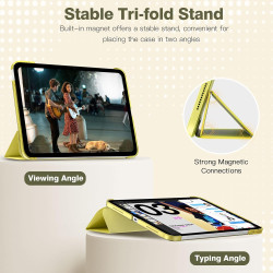 TiMOVO Coque Compatible avec iPad (A16) 11ème Génération 11 Pouces 2025/iPad 10ème Génération 10,9 Pouces 2022, Légère Housse Ar