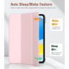 TiMOVO Coque Compatible avec iPad (A16) 11ème Génération 11 Pouces 2025/iPad 10ème Génération 10,9 Pouces 2022, Légère Housse Ar