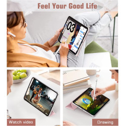 TiMOVO Coque Compatible avec iPad (A16) 11ème Génération 11 Pouces 2025/iPad 10ème Génération 10,9 Pouces 2022, Légère Housse Ar