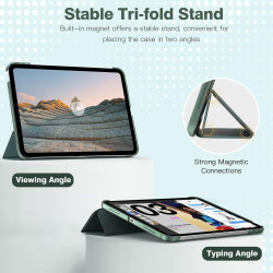 TiMOVO Coque Compatible avec iPad (A16) 11ème Génération 11 Pouces 2025/iPad 10ème Génération 10,9 Pouces 2022, Légère Housse Ar