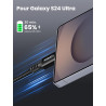 Uvert 100w câble usb c vers usb c pd 20v 5a câble type c charge rapide et sync compatible avec iphone 17 pro max air 16 15 14 ga