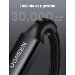 Uvert 100w câble usb c vers usb c pd 20v 5a câble type c charge rapide et sync compatible avec iphone 17 pro max air 16 15 14 ga