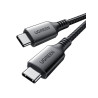 Uvert 100w câble usb c vers usb c pd 20v 5a câble type c charge rapide et sync compatible avec iphone 17 pro max air 16 15 14 ga