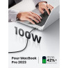 Uvert 100w câble usb c vers usb c pd 20v 5a câble type c charge rapide et sync compatible avec iphone 17 pro max air 16 15 14 ga