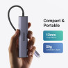 Uvert revodok 105 hub usb c hdmi 4k pd 100w charge multi data ports 5gbps 5 en 1 adaptateur usb c vers hdmi compatible avec macb