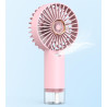 FXI Ventilateur Brumisateur Portable, Mini Ventilateur à Main Portatif silencieux De Bureau, Ventilateur de Poche USB Rechargeab
