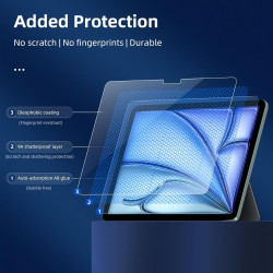 NEW'C Lot de 2, Protection Écran pour iPad Air 2025 11 pouces (M3), iPad Air 2024 11 Pouces (M2), Film de Protecteur en Verre Tr