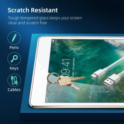 NEW'C Lot de 2, Protection Écran en Verre Trempé pour iPad Air 3 (10.5" Modèle 2019) et iPad Pro 10,5 2017, Film Protection écra