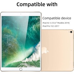 NEW'C Lot de 2, Protection Écran en Verre Trempé pour iPad Air 3 (10.5" Modèle 2019) et iPad Pro 10,5 2017, Film Protection écra