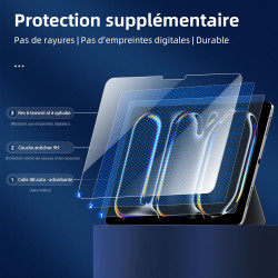 NEW'C Lot de 2, Protection Écran pour Apple iPad Pro M5 (2025) 11 Pouces, Film de Protecteur en Verre Trempé, Résistant (0,33mm 