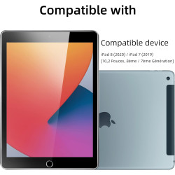 NEW'C Lot de 2, Protection Écran en Verre Trempé pour iPad 9(2021)/iPad 8(2020)/iPad 7(2019)[10,2 Pouces, 9ème/8ème/7ème Générat