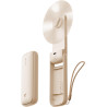 Aecooly ventilateur portable à main, mini ventilateur de poche, usb rechargeable [24h d'autonomie], petit pliable pour voyage, é