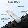 Acer Lecteur de carte SD, adaptateur pour lecteur de carte mémoire USB C et USB 3.0, prend en charge SD/Micro SD/SDHC/SDXC/MMC, 