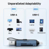 Acer Lecteur de Carte SD, Adaptateur de Lecteur de Carte Mémoire USB C et USB 3.0 pour SD/Micro SD/SDHC/SDXC/MMC, Compatible ave
