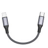 RAVIAD Câble USB C vers Lightning Court 15CM [MFi Certifié] Cable iPhone USB C Charge Rapide Power Delivery Compatible avec iPho
