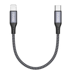 RAVIAD Câble USB C vers Lightning Court 30CM [MFi Certifié] Cable iPhone USB C Charge Rapide Power Delivery Compatible avec iPho