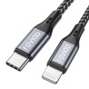 RAVIAD Câble USB C vers Lightning 2M [MFi Certifié] Câble USB C iPhone Charge Rapide Power Delivery Compatible avec iPhone 14/13