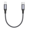 RAVIAD Câble USB C vers Lightning Court 50CM [MFi Certifié] Cable iPhone USB C Charge Rapide Power Delivery Compatible avec iPho