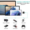 Adaptateur USB C vers USB (Lot de 4), Adaptateur USB-C Mâle vers USB-A 3.0 Femelle OTG Compatible avec MacBook Pro/Air iPhone 17