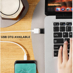 Adaptateur USB C vers USB (Lot de 4), Adaptateur USB-C Mâle vers USB-A 3.0 Femelle OTG Compatible avec MacBook Pro/Air iPhone 17
