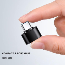 Adaptateur USB C vers USB (Lot de 4), Adaptateur USB-C Mâle vers USB-A 3.0 Femelle OTG Compatible avec MacBook Pro/Air iPhone 17