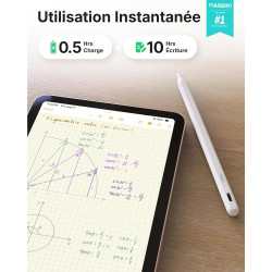 Metapen Stylet A8 Compatible avec Apple iPad 11 A16/10/9/8/7/6,Pro M5/M4/11/12.9"/13",Air 3/4/5/M2/M3/M4,Mini 5/6/7 A17 Pro,Penc