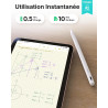 Metapen Stylet A8 Compatible avec Apple iPad 11 A16/10/9/8/7/6,Pro M5/M4/11/12.9"/13",Air 3/4/5/M2/M3/M4,Mini 5/6/7 A17 Pro,Penc