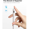 Metapen Stylet A8 Compatible avec Apple iPad 11 A16/10/9/8/7/6,Pro M5/M4/11/12.9"/13",Air 3/4/5/M2/M3/M4,Mini 5/6/7 A17 Pro,Penc