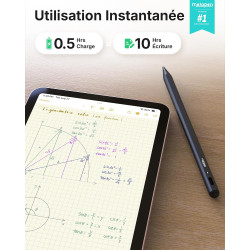 Metapen Stylet A8 Compatible avec Apple iPad 2018-2026 pour iPad 11 A16/10/9/8/7/6,Pro 3/4/5/6/M4/M5,Air 3/4/5/M2/M3/M4,Mini 5/6