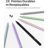 Metapen Stylet A8 Compatible avec Apple iPad 2018-2026 pour iPad 11 A16/10/9/8/7/6,Pro 3/4/5/6/M4/M5,Air 3/4/5/M2/M3/M4,Mini 5/6