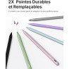 Metapen Stylet A8 Compatible avec Apple iPad 2018-2026 pour iPad 11 A16/10/9/8/7/6,Pro 3/4/5/6/M4/M5,Air 3/4/5/M2/M3/M4,Mini 5/6